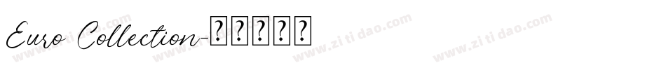 Euro Collection字体转换